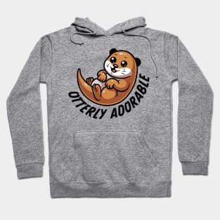 Cute Kawaii Otter Otterly Adorable Hoodie